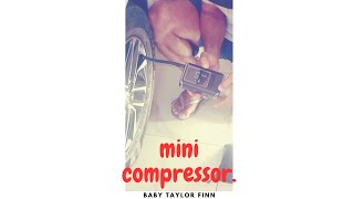 Enchendo o pneu do carro com Mini compressor?