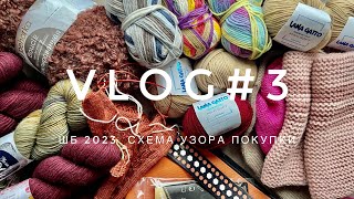 VLOG#3 отзыв о ШБ 2023, покупки пряжи и спиц, делюсь схемой узора