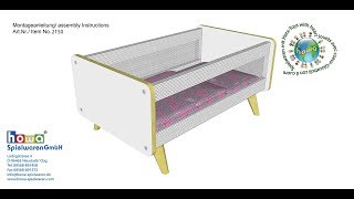 howa ® Montageanleitung Puppenbett, Art.Nr.2150 assembly instructions Doll´s bed, Item No 2150