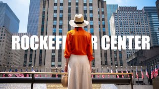 New York 4k, Manhattan - Walking tour - Rockefeller Center