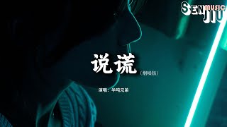 半吨兄弟 - 说谎(烟嗓版)『如果我不是你可以停靠的地方 我们就到此为止不必再勉强』【動態歌詞Lyrics】2024 熱門歌曲 | 2024 新歌推送 | 抖音十大熱門歌曲 | 最火最熱門洗腦抖音歌曲