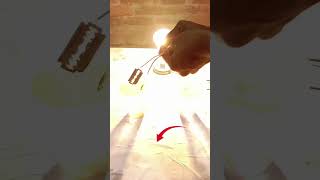 Electrical Conductivity with Salt Water |Water Conducts Electricity Experiment Salt Water #shorts