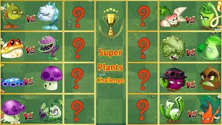 PvZ 2 Challenge - All MELEE PLANTS Challenge - Who 's Strongest Plant ？ - Plant vs Plant