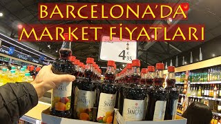 Barcelona' da " MARKET FİYATLARI VE YAŞAM " | Avrupa Turu VLOG-6