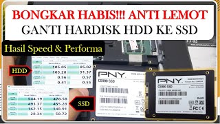 Cara Mudah Pasang dan Ganti HDD Ke SSD PNY CS900 Di Laptop/PC Terbaru | Hemat Biaya