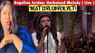 ANGELINA JORDAN - Unchained Melody (LIVE) @ Nobel Peace Prize Performance [ REACTION ]