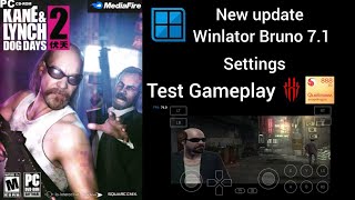 Winlator Bruno New Update 7.1 Gameplay Kane & Lynch 2 test Red Magic 6 Pro SD888