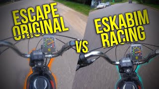 Escapamento Eskabim Faz a Diferença? Escape Original vs Dimencionado  - Qual Faz Andar Mais?