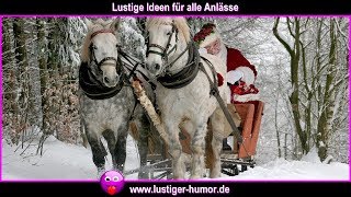 Lustige Witze zum totlachen | Warum hat der Weihnachtsmann einen so großen Sack?