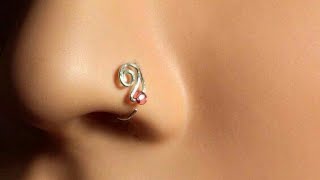 New stylish Trendy Nose Pins| how to look smart | nose jewelry | how to make jewelry designs