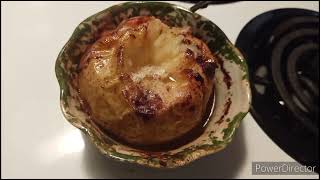 Baked Apple ,Dish from the Apple Barn