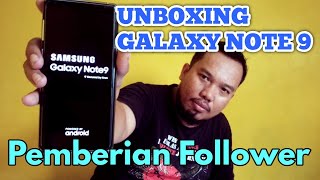 DAPET GALAXY NOTE 9 DARI FOLLOWER