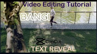 CapCut Tutorial Text Reveal