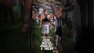 Festa incrível Jogadores e Torcida  do  Corinthians