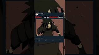 Madara in war vs Hashirama in war ☠️#anime #naruto