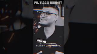 Pr. Tiago Brunet o mandamento #viral #shortyoutube #shortvideo #shortsviral #tiagobrunet #fé #edit