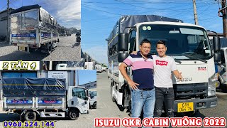 Giá Xe Tải Isuzu QKR230 Đầu Vuông 2022 Tải 2T4 Thùng Bạt Nâng Cấp | Isuzu 2.4 Tấn Mẫu Mới Nhất