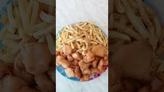 YUMMY 😋 FRIED KIBBELING AND FRIED 🍟 FRIES/ALL KIDS WILL ASK FOR MORE 🙏🥰😋👍