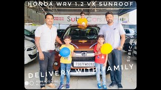 [SOLD] Honda WRV Compact SUV Delivered Sold Hyderabad at Sub5 Cars Best Used Cars Deals in Hyderabad