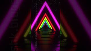 #MOBILE LIVE #WALLPAPER | #shorts | VJ LOOP 46 | Multicolor Triangular Neon Gates