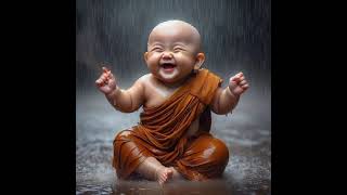 HAPPY BABY MONK #happy #babymonk #happybaby #baby #babyshorts #cutebaby #babysmile