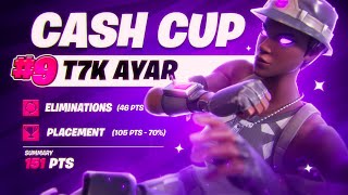 9TH PLACE IN THE SOLO CASH CUP ($400)