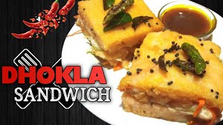 Instant Rava Dhokla Sandwich with Mayonnaise In Hindi | Dhokla Sandwich kaise banta hai | Dhokla