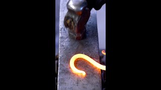 Forging S Hooks to Help With Hammer and Tong Skills