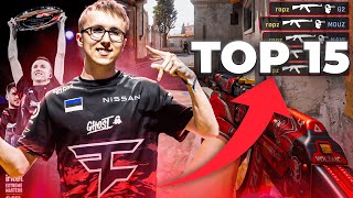 Ropz Shines in the TOP 15 CS2 Pro Players of 2024!