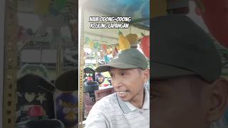 naik odong-odong keliling lapangan gambirono