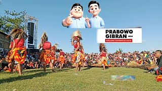 TARI PAKEM BUJANGGANONG TOP PONOROGO TIM KEMENANGAN PRABOWO GIBRAN LIVE LAPANGAN SUNTARI MLARAK