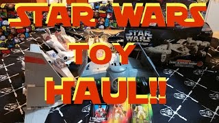 LARGE STAR WARS TOY HAUL IN THE MAIL