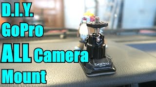 DIY GOPRO TO UNIVERSAL CAMERA MOUNT (G7X CAR MOUNT)