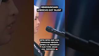 🇮🇩 Putri Ariani Mengguncang America's Got Talent #shorts #americasgottalent #putriariani #trending