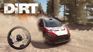 DIRT Rally -  Greece - Mitsubishi Lancer Evo X (Logitech g27)