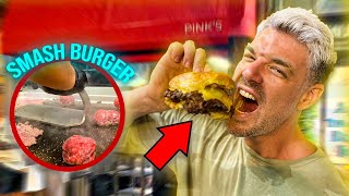 LA MEJOR SMASHBURGER DE MADRID SEGÚN JDalmau (PROBANDO SU HAMBURGUESA SECRETA) *PINKS Vs VICIO*