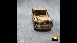 Mercedes G63 laser cut model