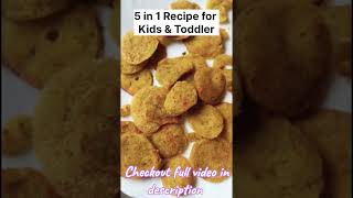 5-in-1 Breakfast Ideas for Kids & Toddler | बच्चो के लिए नाश्ता | Monday to Friday Tiffin idea #baby