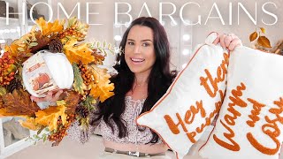 HOME BARGAINS HAUL | AUTUMN DECOR, CLEANING, HOME & MORE