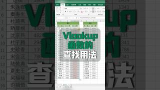 Vlookup函数的查找用法，文员必会哦！ #excel #office办公技巧 #办公软件 #函数 #文员