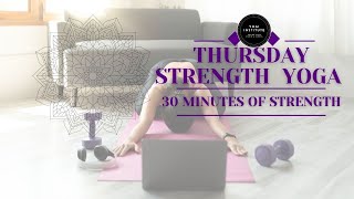 Weighted Yoga Class / 30-Minute Strength Yoga / Yogi Institute Online Yoga Studio / Sculpt Yoga