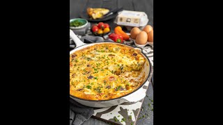 MEDITERRANEAN FRITTATA WITH NULAID FREE RANGE EGGS