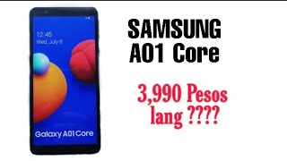 UNBOXING/QUICK REVIEW SAMSUNG GALAXY A01 CORE PHILLIPPINES (Budget Smartphone)