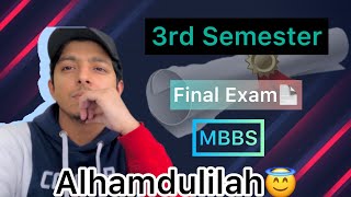 Alhamdulilah!3rd Semester Exam|MBBS|Medical Students|Come Back|Pakistan & Indian Students|Kazakhstan