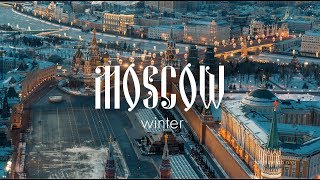 Desperation of winter Moscow \ Russia Drone Video \ Shot on DJI X7