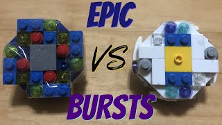 Lego Valkyrie' .B .St .Z' VS Lego Longinus .P .L .Ds (EPIC DOUBLE BURSTS) | Legobeyz Battles