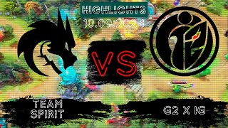 🟥G2 ЯВНО СИЛЬНЕЕ NOUNS | Team Spirit vs G2 x iG TI 2024 | 10.09.2024