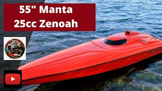 55 inch Manta, 25cc modified Zenoah!!!