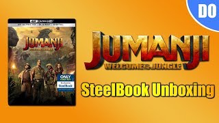 Jumanji Welcome To The Jungle 4K UHD SteelBook Unboxing and Digital Giveaway | Best Buy Exclusive