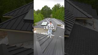 My METAL roof BROKE the bank. #roofing #building #entrepreneur